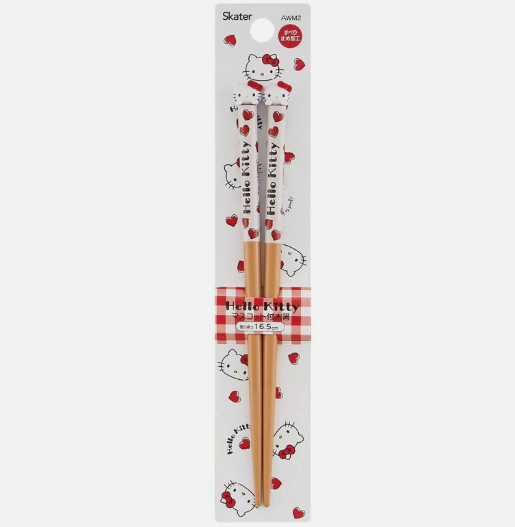 Skater Wooden Chopsticks (Hello Kitty)
