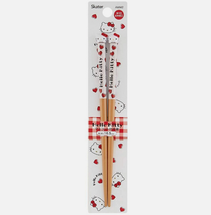 Skater Wooden Chopsticks (Hello Kitty)