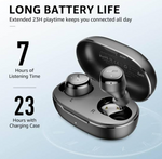 Agile Solo Bluetooth Earbuds Black
