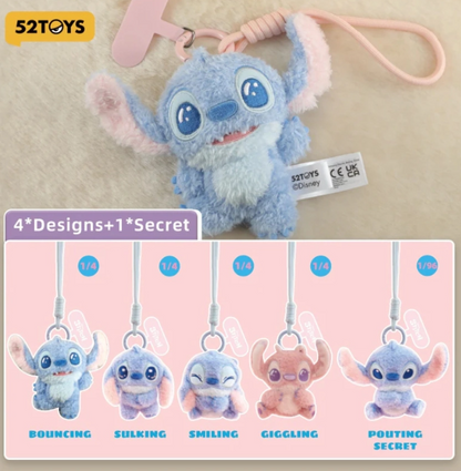 52TOYS Stitch Mood Series Plush Phone Charm Blind Box