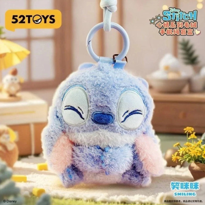 52TOYS Stitch Mood Series Plush Phone Charm Blind Box
