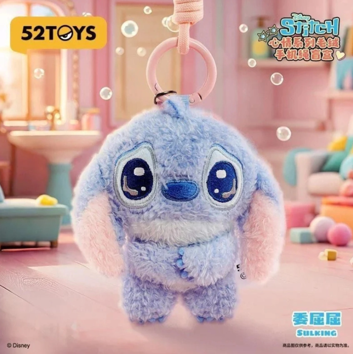 52TOYS Stitch Mood Series Plush Phone Charm Blind Box