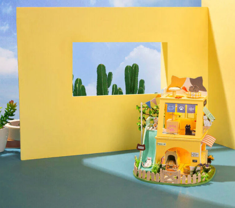 2Kids Toys miniature house Cat's Home Meow