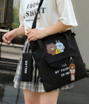 TS Korean 2 in 1 Tote Bags for Women Casual Cute Shoulder Sling Bag