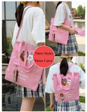 TS Korean 2 in 1 Tote Bags for Women Casual Cute Shoulder Sling Bag