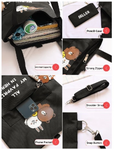 TS Korean 2 in 1 Tote Bags for Women Casual Cute Shoulder Sling Bag