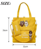 TS Korean 2 in 1 Tote Bags for Women Casual Cute Shoulder Sling Bag