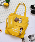 TS Korean 2 in 1 Tote Bags for Women Casual Cute Shoulder Sling Bag