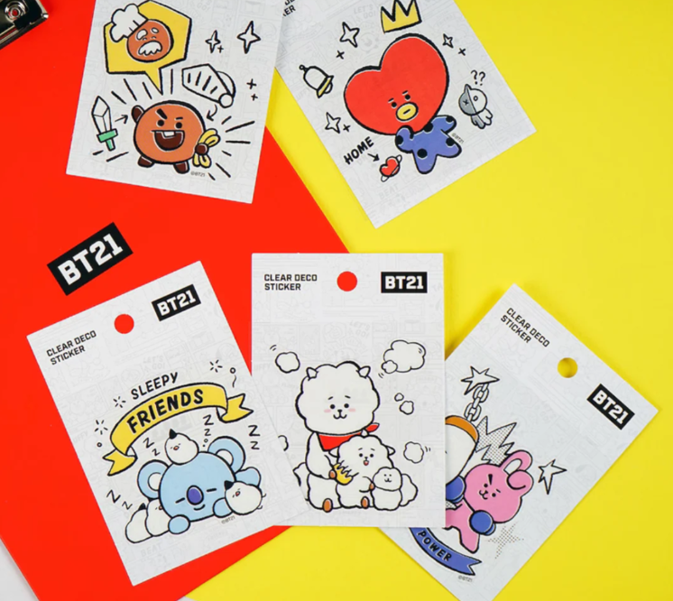 BT21 Deco Sticker