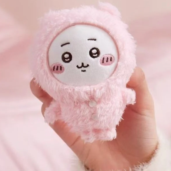 Chiikawa Pink PJ keychain