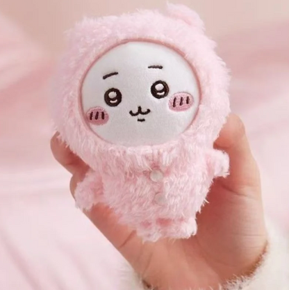 Chiikawa Pink PJ keychain