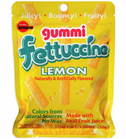 Bourbon gummi fettuccine lemon