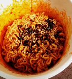 Buldok spicy chicken stir-fried ramen