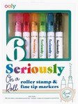 Seriously On A Roll - Fine Tip & Roller Stamp Tip Markers