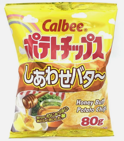 CALBEE POTATO CHIPS HONEY BUTTER 24/2.8Z