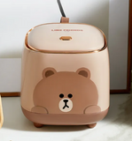 Line Friends Cute Cartoon Desktop Trash Can Trash Can