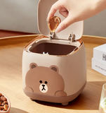 Line Friends Desktop Trash Can