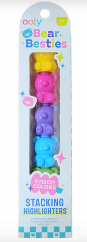 Bear Besties Stacking Highlighters - 5 Color