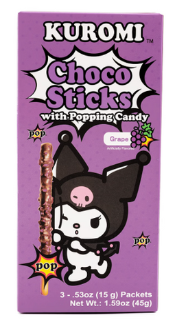 choco sticks with popping candy grape