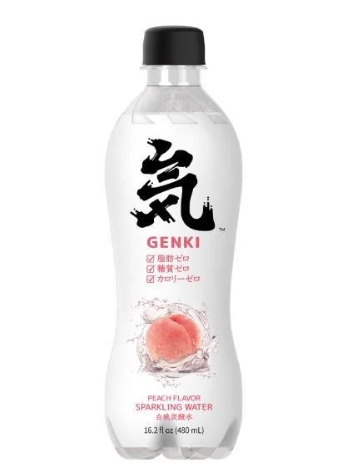 Genki Forest Sparkling Water Peach