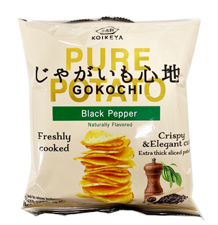 Koikeya Pure Potato Chips Black Pepper