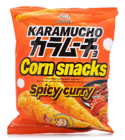 Koikeya Corn Snack Spicy Curry