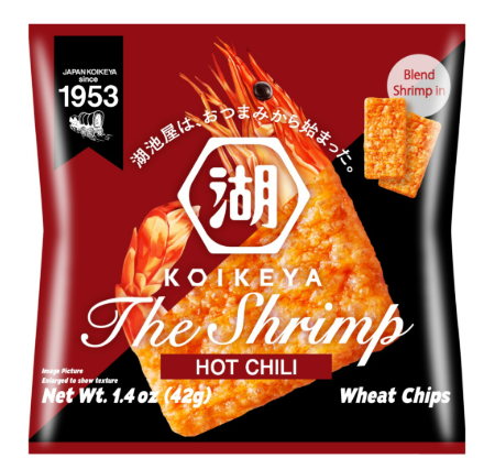Koikeya The Shrimp Hot Chili Chips