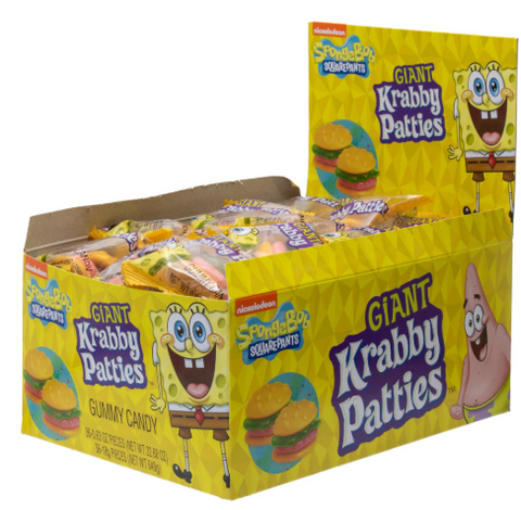 Krabby Patties Gummy Candy