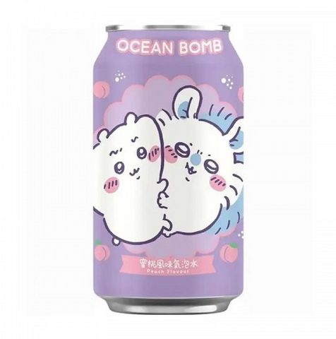 Ocean Bomb Peach Sparkling Water