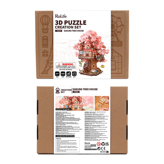 RoLife DIY Miniature House Sakura Tree House