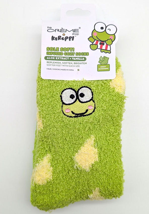 The Creme Shop x Keroppi Sole Soft! Infused Cozy Socks