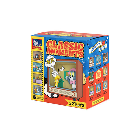 You never know what's inside! Fun, random surprises in every box. Try your luck and relive classic moments with Tom & Jerry!