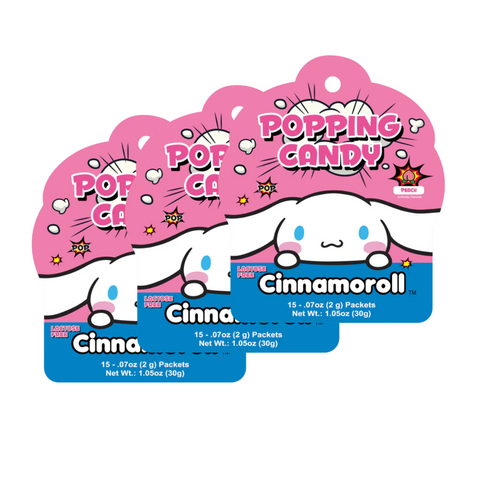 cinnamoroll popping candy peach 3pc