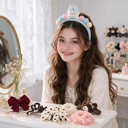 AiLike Cute Blue Plush Head Band