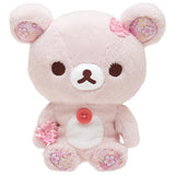 San-X Sitting Plush Toy - Korilakkuma : Sakura Collectible Cherry Blossom