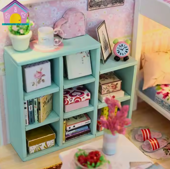 Pocohouze - Mini DIY House - Cheryl's Room w/ LED Light