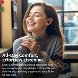 OpenRhyme Open-Ear Clip Wireless Headphones