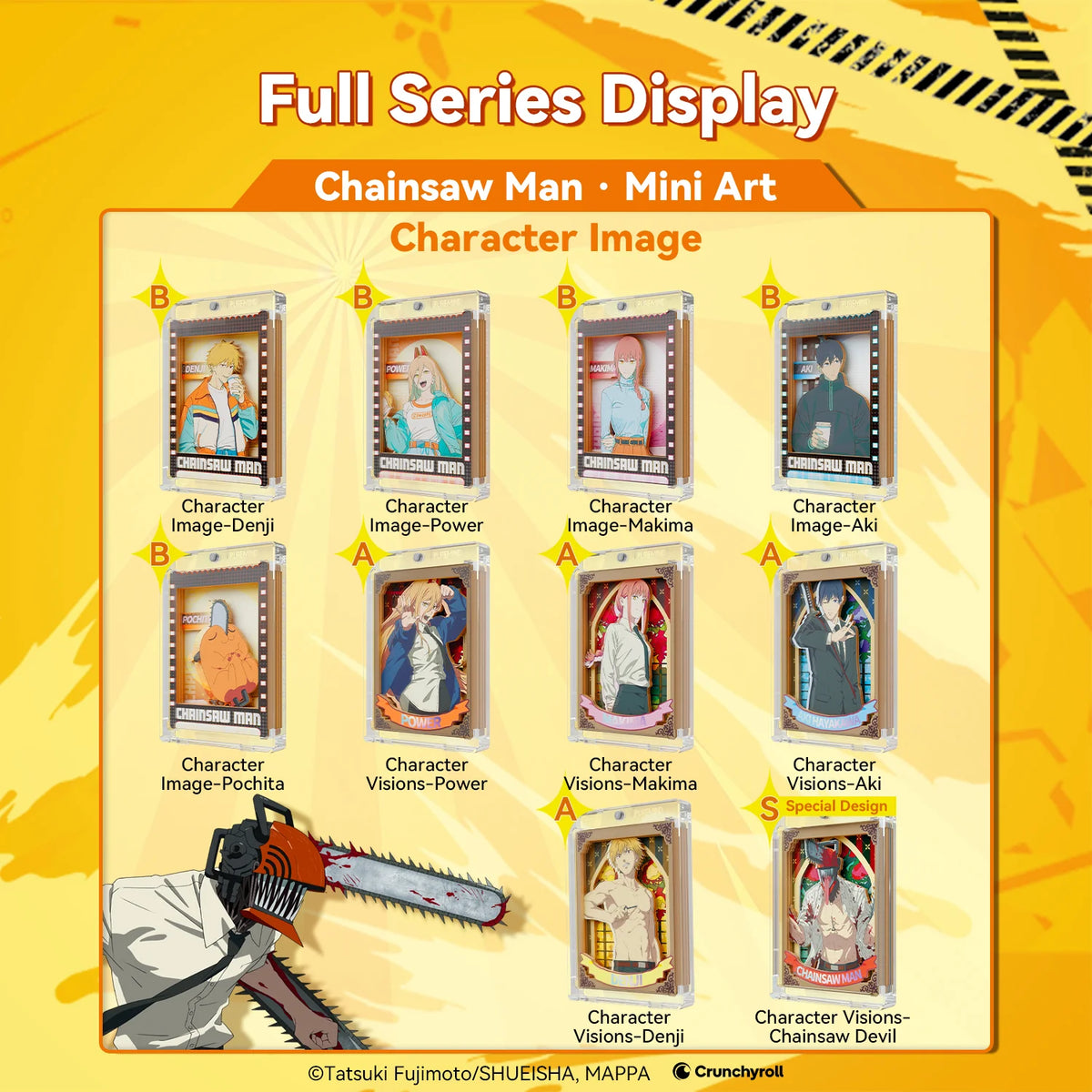 Puremind Chainsaw Man Mini Art Blind box