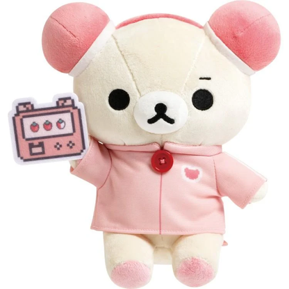 San X Plush Toy Korilakkuma Rilakkuma Gaming Pink