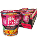 Cup noodle stir fry rice with noodles