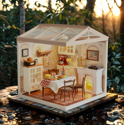 RoLife Warm Dining Room Miniature House