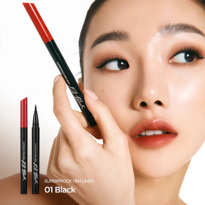 Clio Superproof Pen Liner #01black Eyeliner Liquid Pen