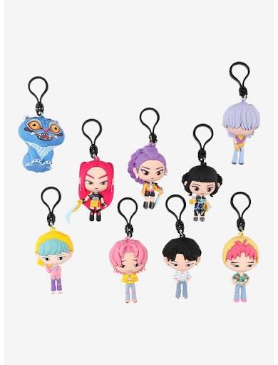 K-POP Demon Hunters Figural Bag Clip Bind Bag