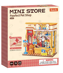 Rolife Mini Store Pawfect Pet Shop