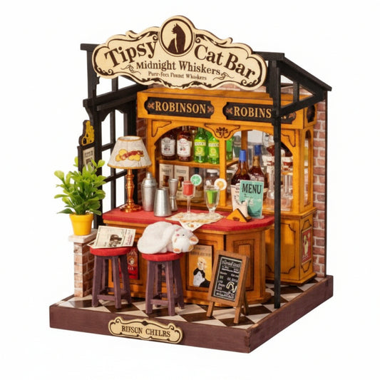 Rolife Tipsy Cat Bar