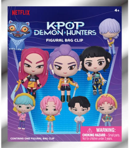K-POP Demon Hunters Figural Bag Clip Bind Bag