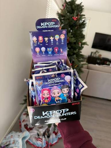 K-POP Demon Hunters Figural Bag Clip Bind Bag