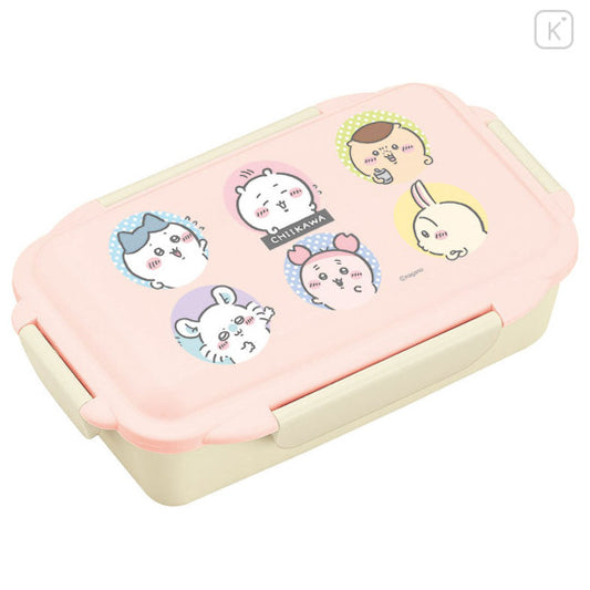 Japan Chiikawa Bento Lunch Box 500ml - Characters Face Pink