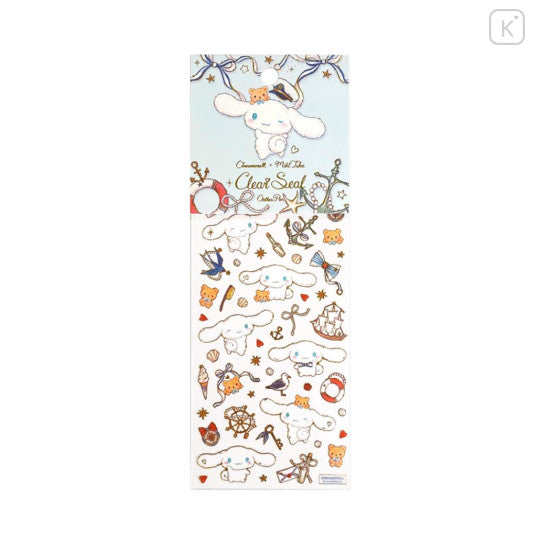 Japan Miki Takei × Sanrio Gold Foil Clear Sticker - Cinnamoroll : Marine