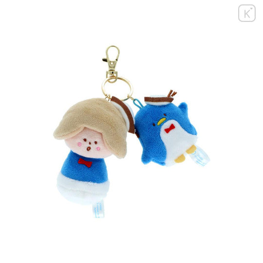 Japan Mizutama × Sanrio Plush Keychain - Tuxedosam